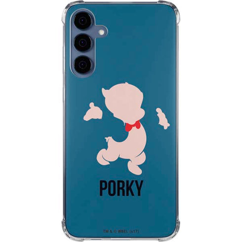 Looney Tunes Porky Pig Identity Galaxy A55 5G Clear Case
