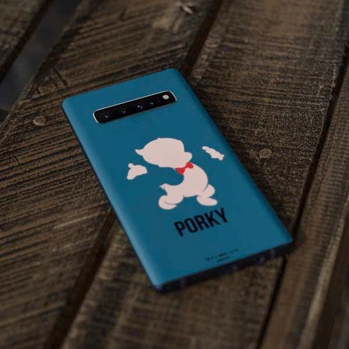 Looney Tunes Porky Pig Identity Galaxy S10 Skin