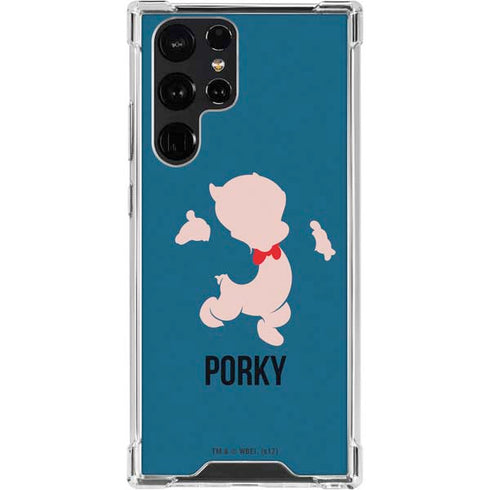 Looney Tunes Porky Pig Identity Galaxy S23 Ultra Clear Case
