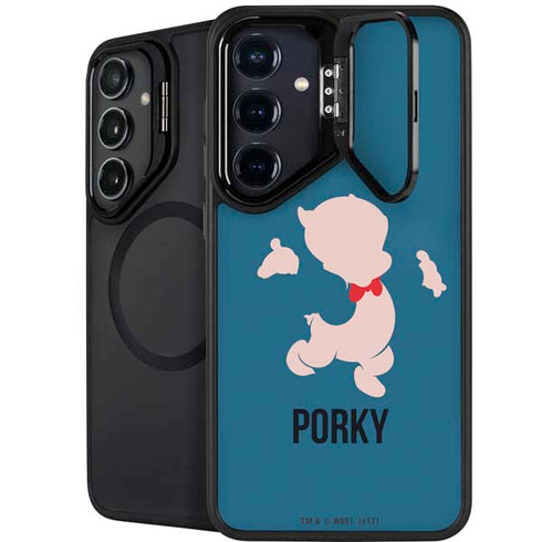 Looney Tunes Porky Pig Identity Galaxy S24 Plus Kickstand Case