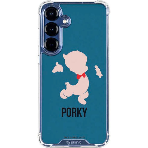 Looney Tunes Porky Pig Identity Galaxy S25 Clear Case