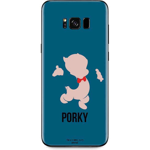 Looney Tunes Porky Pig Identity Galaxy S8 Plus Skin