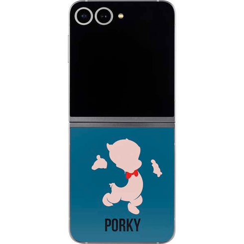 Looney Tunes Porky Pig Identity Galaxy Z Flip6 Skin