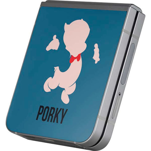 Looney Tunes Porky Pig Identity Galaxy Z Flip6 Skin