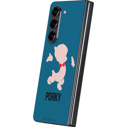 Looney Tunes Porky Pig Identity Galaxy Z Fold5 5G Skin