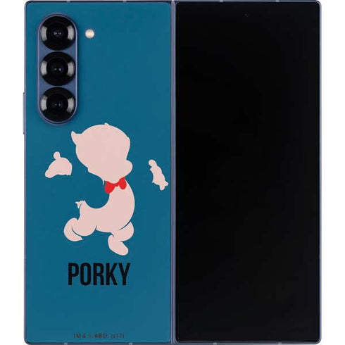 Looney Tunes Porky Pig Identity Galaxy Z Fold6 Skin