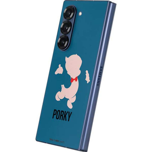 Looney Tunes Porky Pig Identity Galaxy Z Fold6 Skin