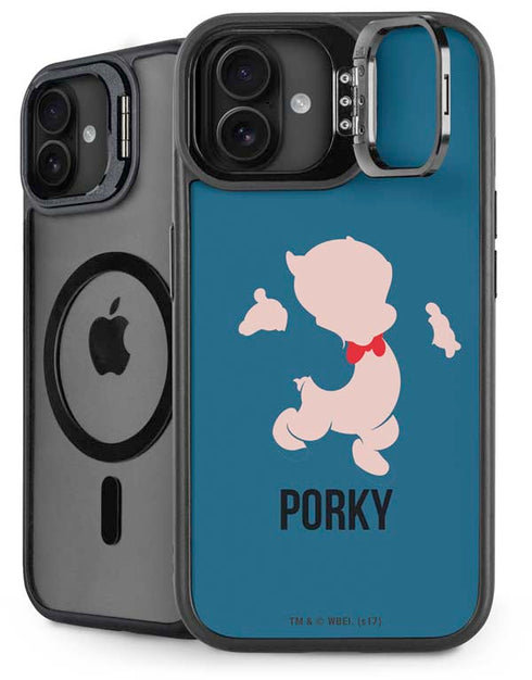 Looney Tunes Porky Pig Identity iPhone 16 Plus Kickstand Case
