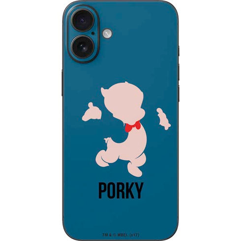 Looney Tunes Porky Pig Identity iPhone 16 Plus Skin