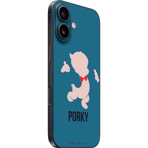 Looney Tunes Porky Pig Identity iPhone 16 Plus Skin