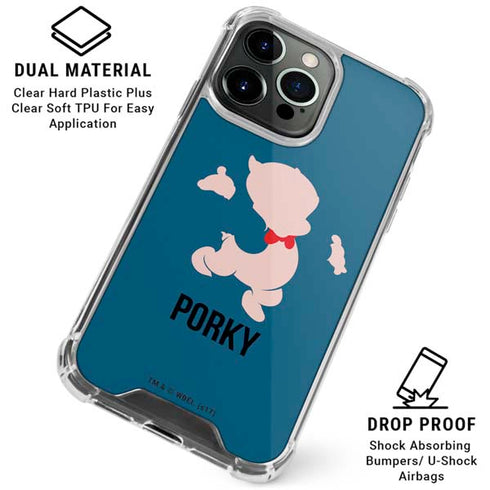 Looney Tunes Porky Pig Identity iPhone 16 Pro Clear Case