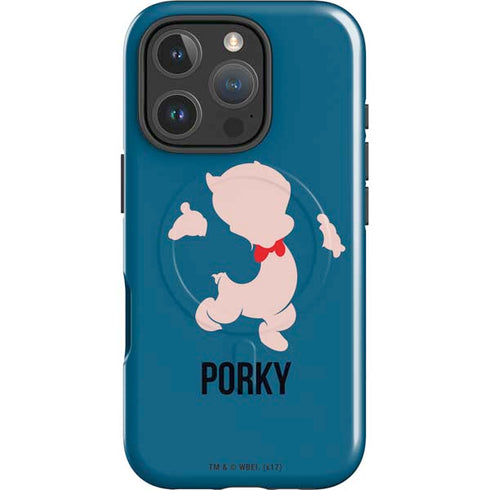 Looney Tunes Porky Pig Identity iPhone 16 Pro Magsafe Impact Case