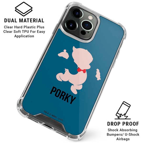 Looney Tunes Porky Pig Identity iPhone 16 Pro Max Clear Case