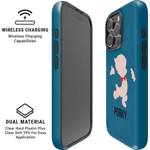 Looney Tunes Porky Pig Identity iPhone 16 Pro Max Magsafe Impact Case