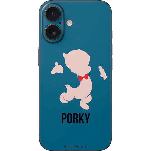 Looney Tunes Porky Pig Identity iPhone 16 Skin