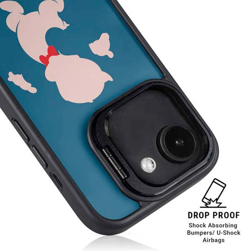 Looney Tunes Porky Pig Identity iPhone 16e Kickstand Case