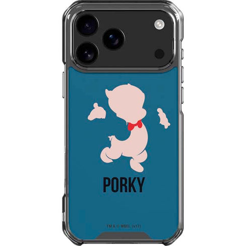 Looney Tunes Porky Pig Identity iPhone 18 Pro Max Clear Case