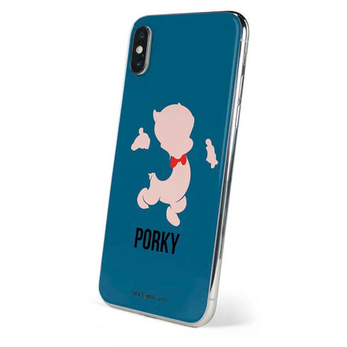 Looney Tunes Porky Pig Identity iPhone XS Skin