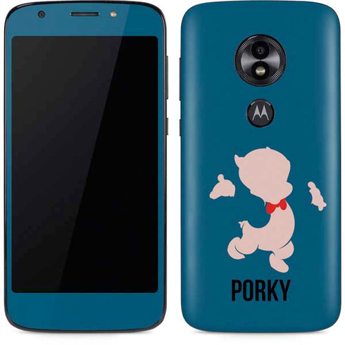 Looney Tunes Porky Pig Identity Moto E5 Play Skin