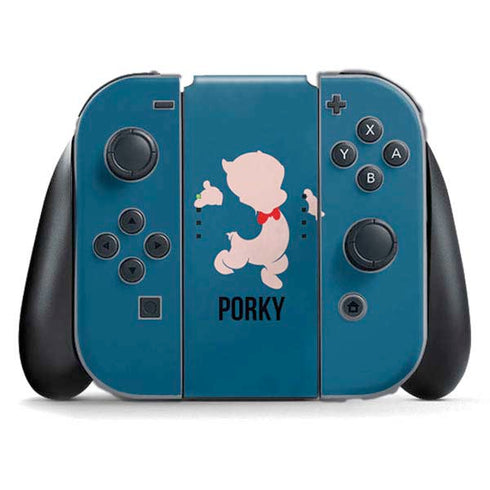 Looney Tunes Porky Pig Identity Nintendo Switch (2017-2021) Joy-Con Controller Skin