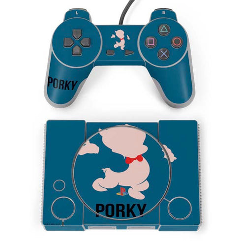 Looney Tunes Porky Pig Identity PlayStation Classic Bundle Skin