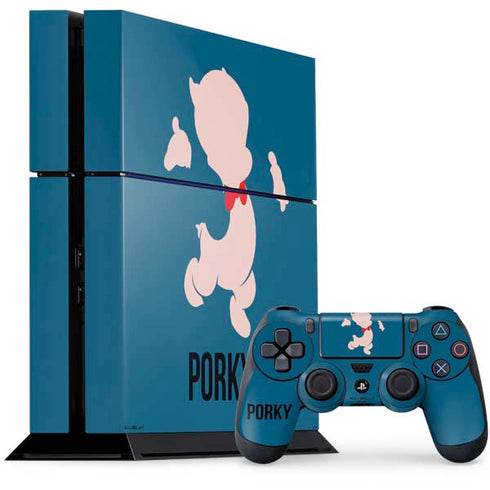 Looney Tunes Porky Pig Identity PS4 Console and Controller Bundle Skin