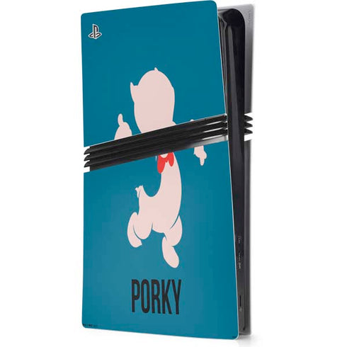 Looney Tunes Porky Pig Identity PS5 Pro Console Skin