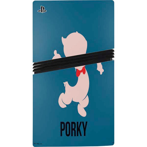 Looney Tunes Porky Pig Identity PS5 Pro Console Skin