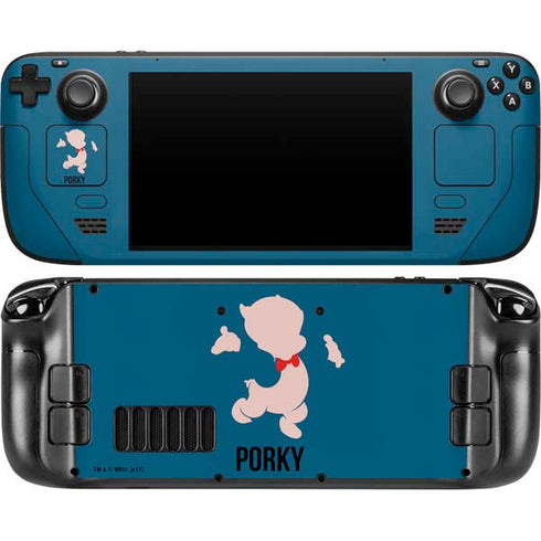 Looney Tunes Porky Pig Identity Steam Deck Handheld Gaming Computer OLED Skin