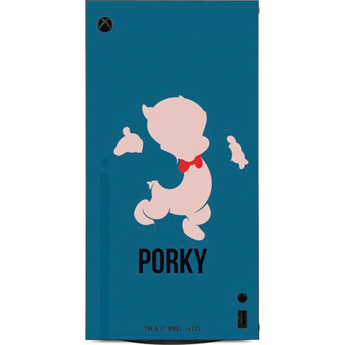 Looney Tunes Porky Pig Identity XBox Series X Digital Edition Console Skin
