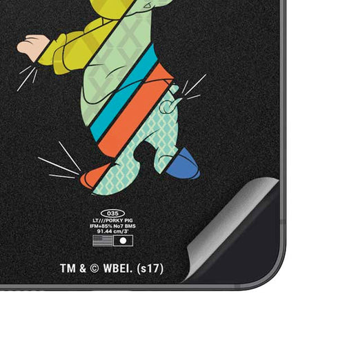 Looney Tunes Porky Pig Sliced Juxtapose Galaxy A16 5G Skin