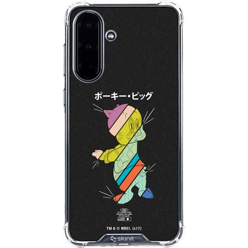 Looney Tunes Porky Pig Sliced Juxtapose Galaxy A36 5G Clear Case
