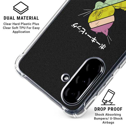 Looney Tunes Porky Pig Sliced Juxtapose Galaxy A36 5G Clear Case