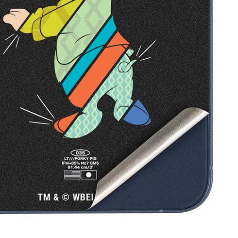 Looney Tunes Porky Pig Sliced Juxtapose Galaxy A36 5G Skin
