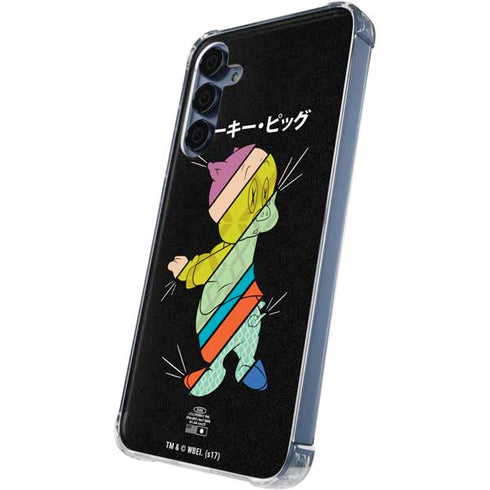 Looney Tunes Porky Pig Sliced Juxtapose Galaxy A55 5G Clear Case