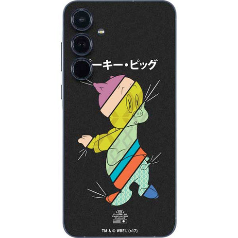 Looney Tunes Porky Pig Sliced Juxtapose Galaxy A55 5G Skin