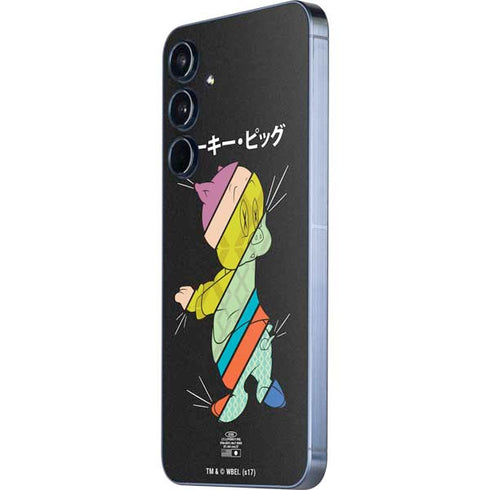 Looney Tunes Porky Pig Sliced Juxtapose Galaxy A55 5G Skin