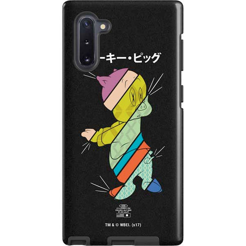 Looney Tunes Porky Pig Sliced Juxtapose Galaxy Cases