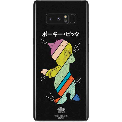 Looney Tunes Porky Pig Sliced Juxtapose Galaxy Note 8 Skin