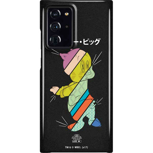 Looney Tunes Porky Pig Sliced Juxtapose Galaxy Cases