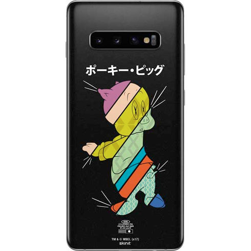 Looney Tunes Porky Pig Sliced Juxtapose Galaxy S10 Plus Skin