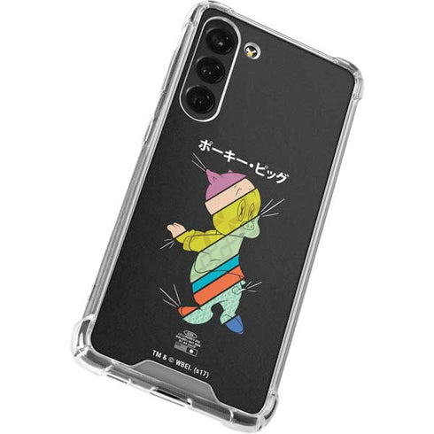 Looney Tunes Porky Pig Sliced Juxtapose Galaxy S24 FE Clear Case