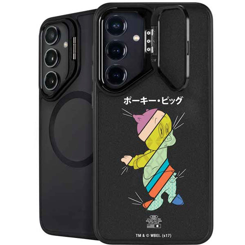 Looney Tunes Porky Pig Sliced Juxtapose Galaxy S24 FE Kickstand Case
