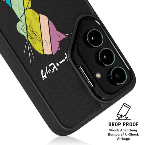 Looney Tunes Porky Pig Sliced Juxtapose Galaxy S25 Plus Kickstand Case
