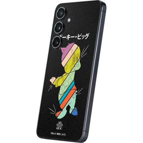 Looney Tunes Porky Pig Sliced Juxtapose Galaxy S24 Plus Skin