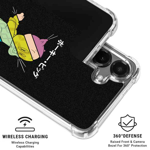 Looney Tunes Porky Pig Sliced Juxtapose Galaxy S26 Plus Clear Case