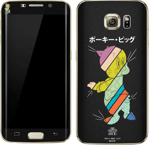 Looney Tunes Porky Pig Sliced Juxtapose Galaxy S7 Edge Skin