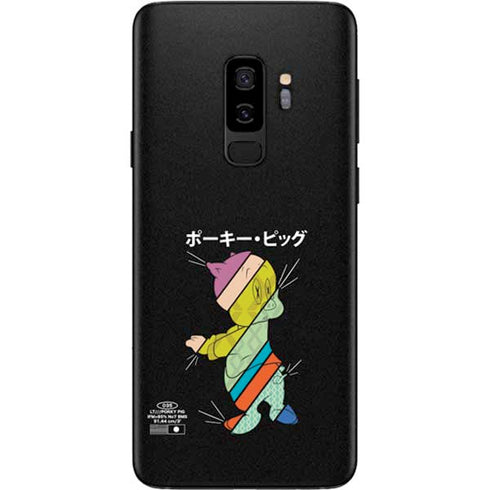 Looney Tunes Porky Pig Sliced Juxtapose Galaxy S9 Plus Skin