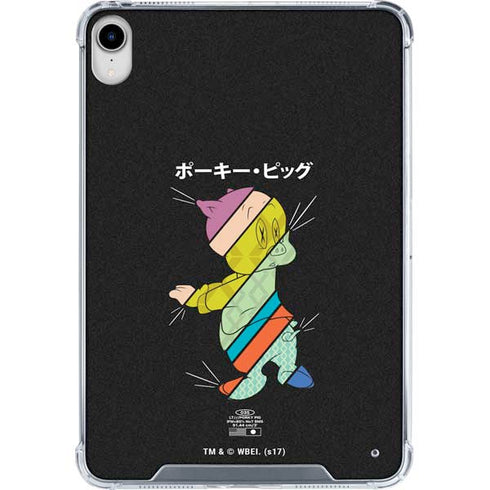 Looney Tunes Porky Pig Sliced Juxtapose iPad 11th Gen (2025) Clear Case