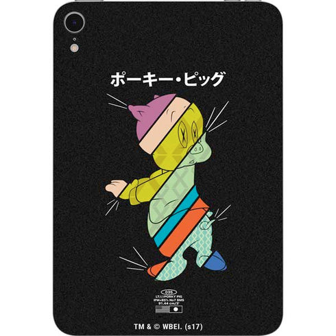 Looney Tunes Porky Pig Sliced Juxtapose Apple iPad Mini Skin